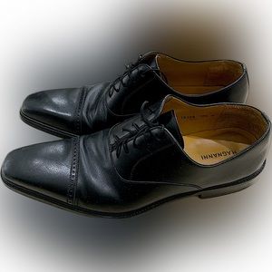 Magnanni Oxford Designer Dress shoes Men - Black Size 10 1/2